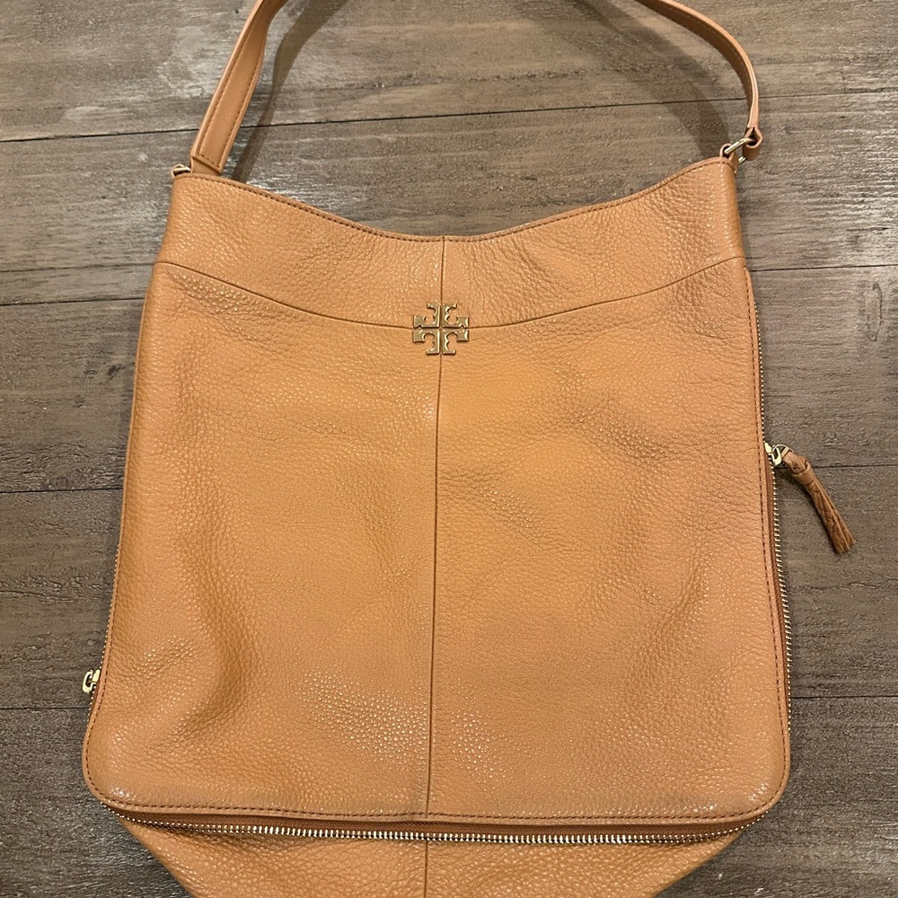 Tory Burch Tan Leather Hobo Bag